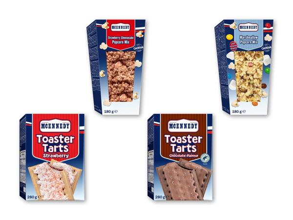 MCENNEDY Toaster Tarts eller popcorn i æske