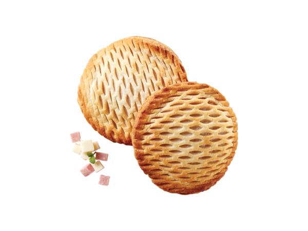 Round Puff Pastry Ham and Cheese