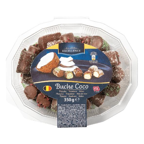 EXCELLENCE(R) 				Pralines au chocolat " bûche coco "