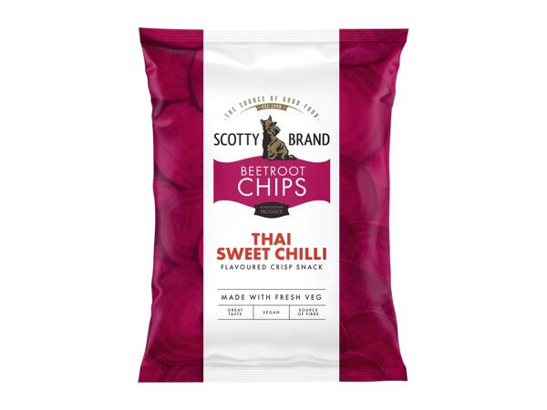Scotty Brand Beetroot Chips Thai Sweet Chilli