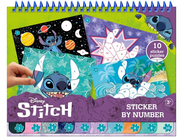 Sticker by Number/Designer Activity Book