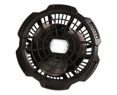Rechargeable Tent Fan with Light