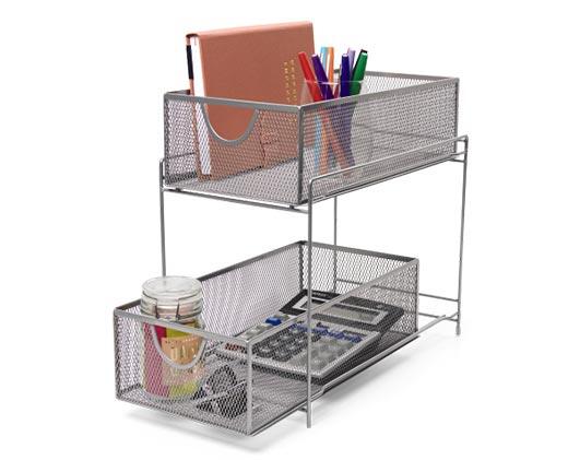 Huntington Home 
 Two-Tier Mesh Organizer
