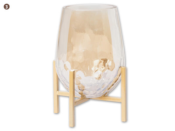Glas Windlicht/Vase