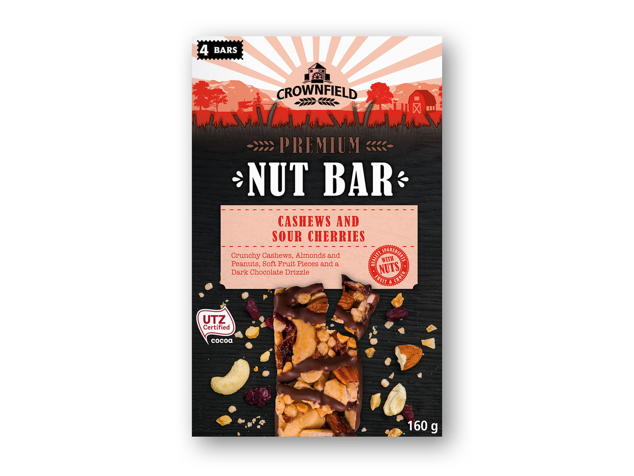 CROWNFIELD Premium frugt- og nøddebar