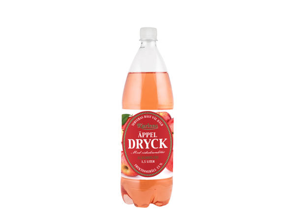 Äppeldryck med ciderkaraktär