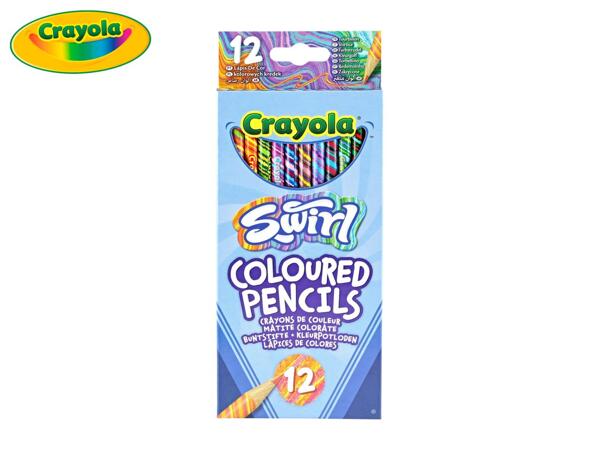 Crayola Swirl Coloured Pencils - 12 Pack