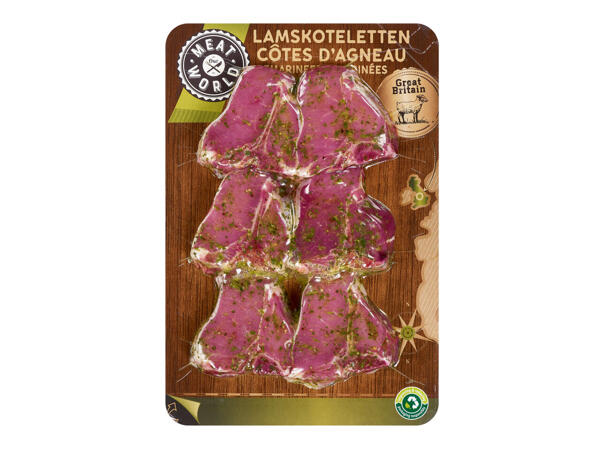 Marinierte Lammkoteletts