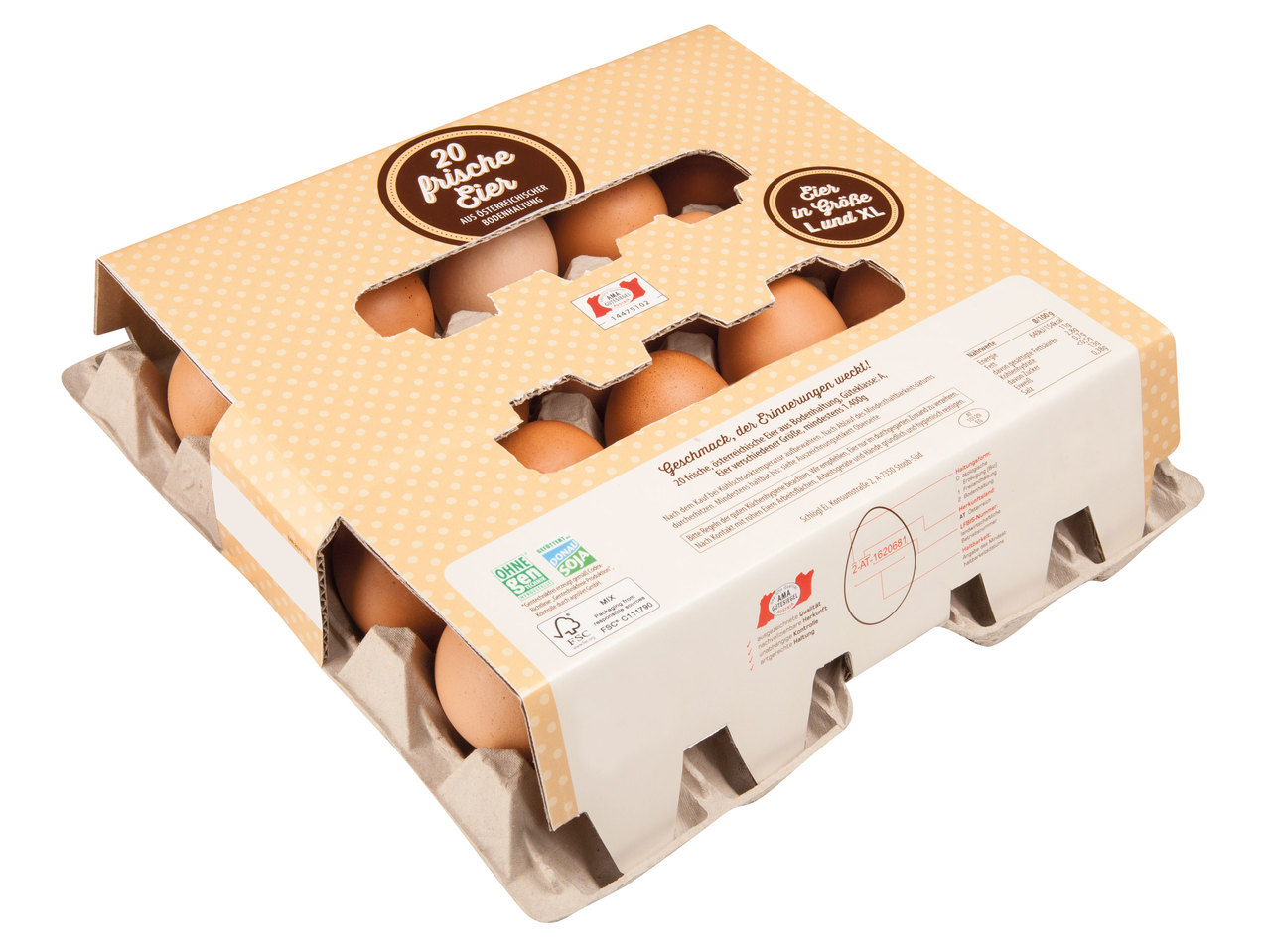 Österreichische Eier aus Bodenhaltung