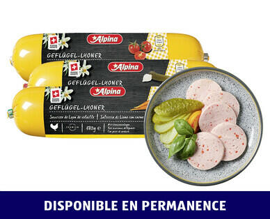 ALPINA
SAUCISSE DE LYON À LA VOLAILLE