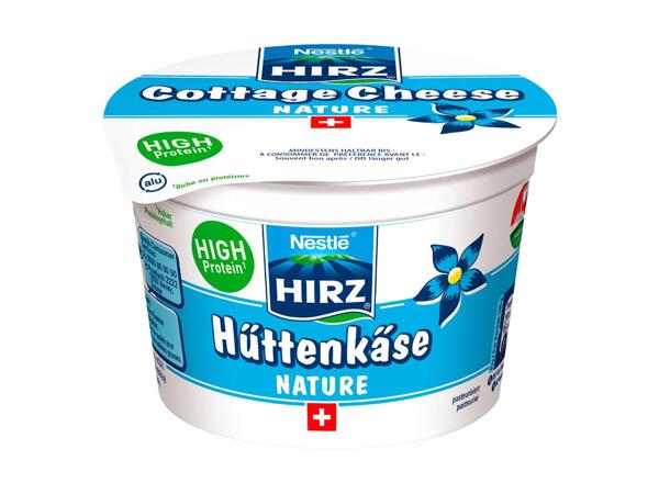 Cottage cheese Hirz Nestlé nature