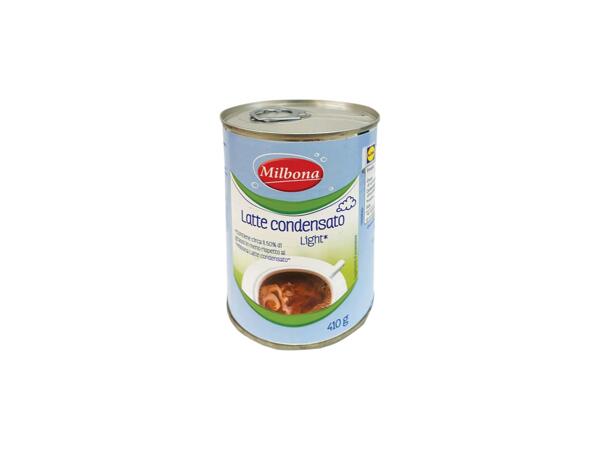 Light evaporated milk