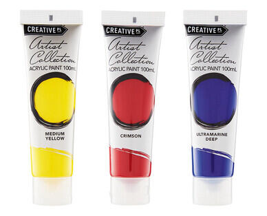 Acrylic Artist Paint Tubes 100ml