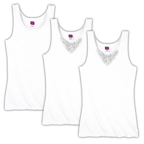 Feinripp-Unterhemden 3er-Pack
