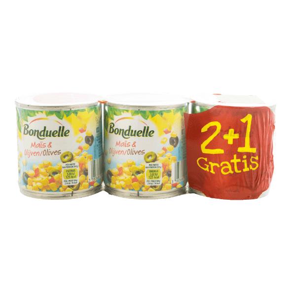 Maïsmix met olijven, 3-pack