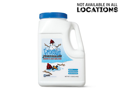 Frosty's Nightmare Winter De-Icing Salt Jug