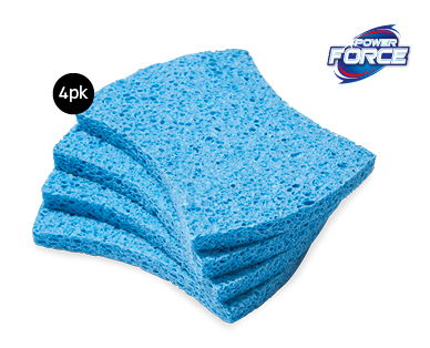 Cellulose Shaped Sponge 4pk