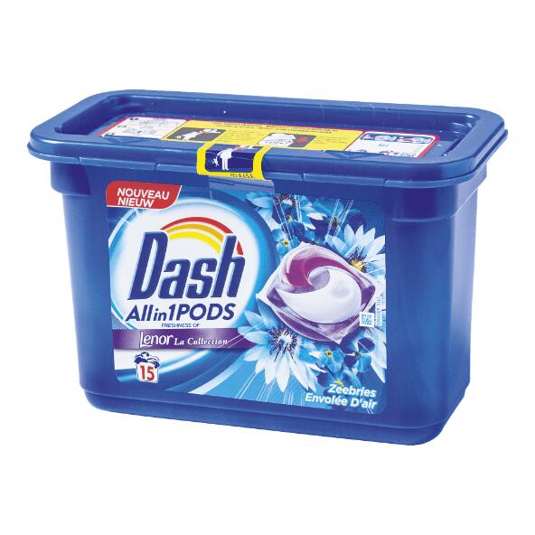 DASH(R) 				Capsules de lessive, 15 pcs