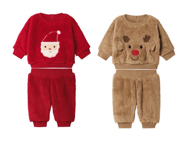 Combinaison en peluche, 2 pièces