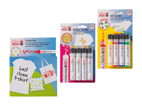 MARABU CREABOX(R) Tekstilfarver/-stifter