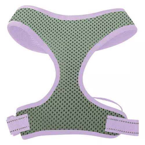 Dog Harness - Green/Purple, S