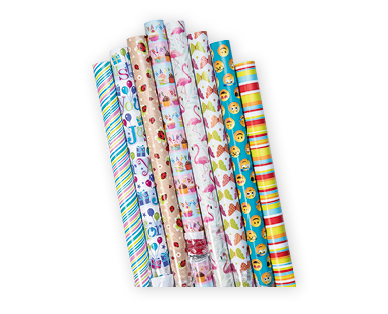 Papier cadeau pour anniversaires
