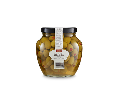 Colossal Green Stuffed Olives 1.6kg