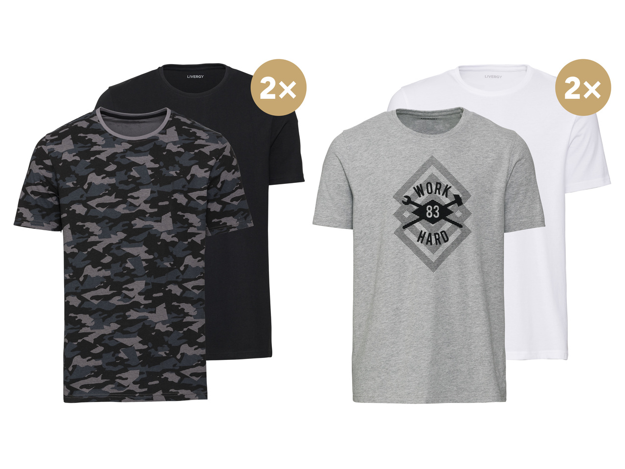 T-shirt, 2-pack1