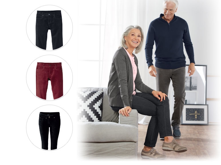 ESMARA/LIVERGY Ladies' or Men's Corduroy Trousers