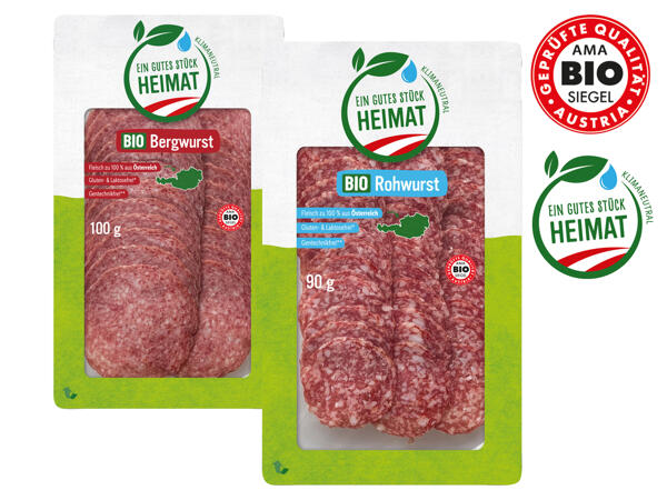 Bio Wurstsortiment