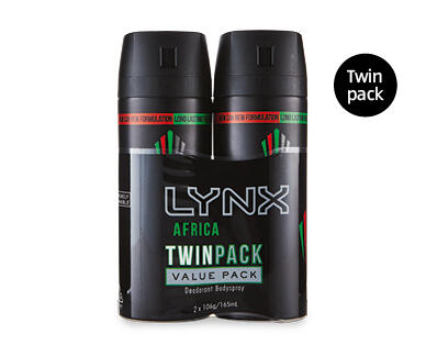 Lynx Body Spray 2 x 106g