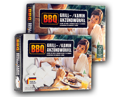 BBQ Grill-/Cheminèe-Anzündwürfel