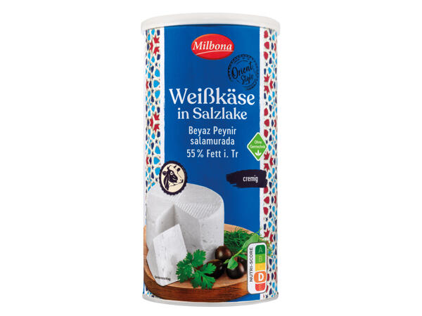 Weichkäse in Salzlake
