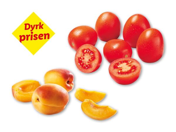 Abrikoser eller blommetomater