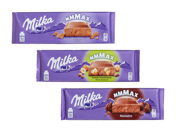Tavolette di cioccolato Milka