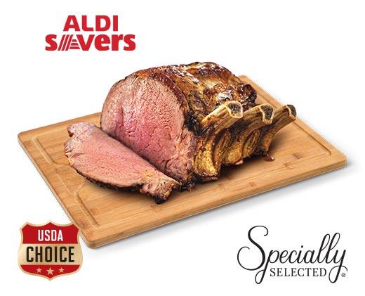 Specially Selected USDA Choice Bone In Ribeye Roast