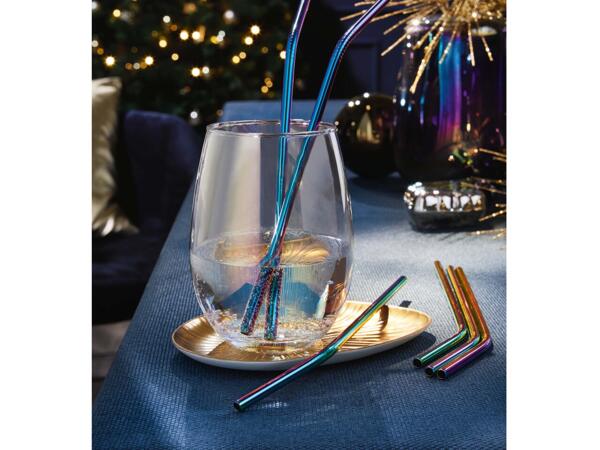 Stainless Steel Straw/Ice Cube/Spoon Assortment