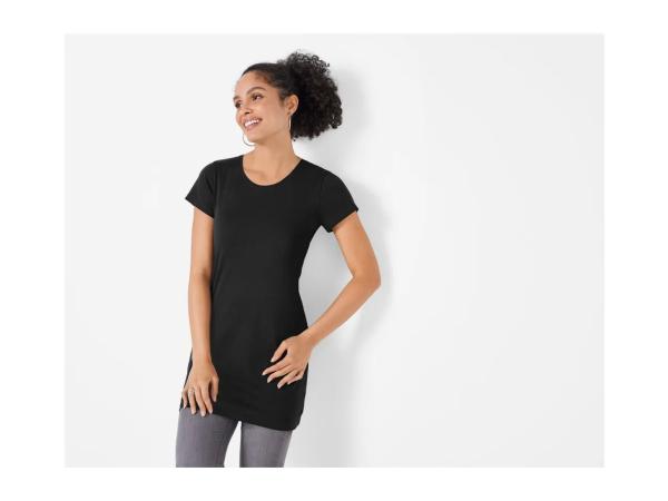 Esmara Ladies' Longline Top - Black