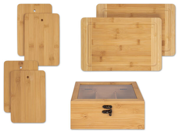 Schneidbretter-Set/Tee-Box