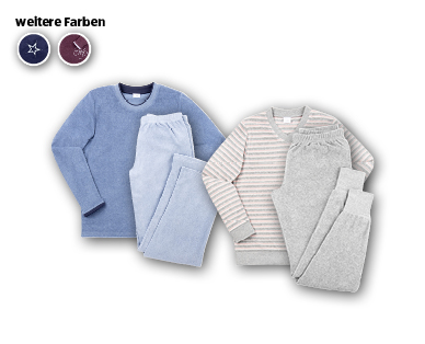 BLUE MOTION Damen-Frottee-Pyjama