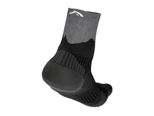 CRIVIT Adults' Grey & Black Outdoor Socks - 2 Pairs
