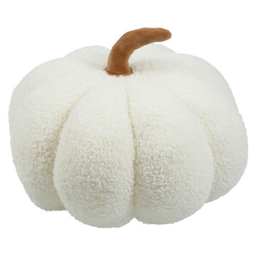 Jumbo Pumpkin Pillow, White