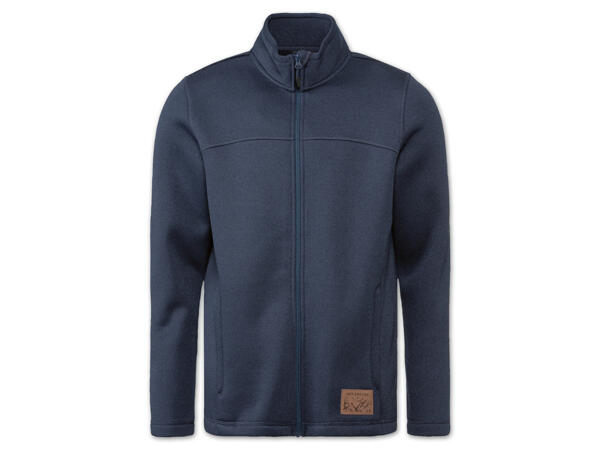 Herren Strickfleece-Jacke