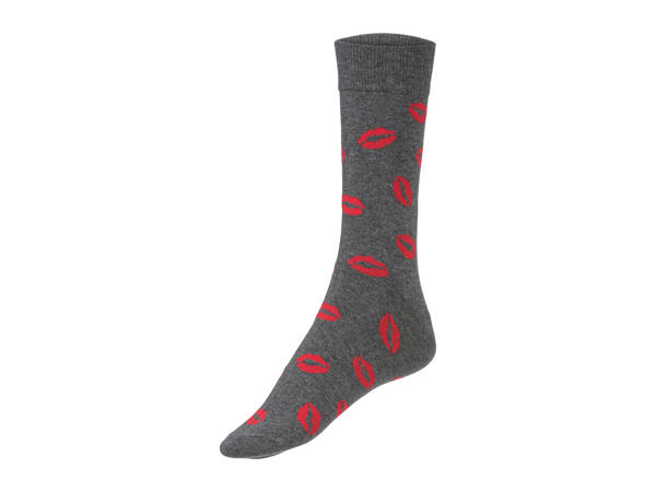 Livergy Men's Valentine's Socks Gift Set - 3 pairs
