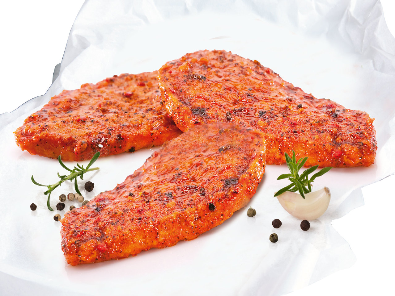 GRILLMEISTER Puten Grillsteaks mariniert
