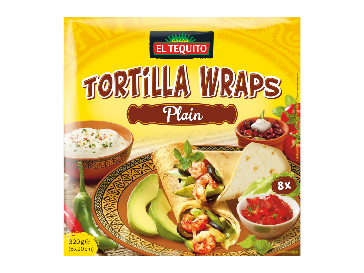 Wraps de tortilla