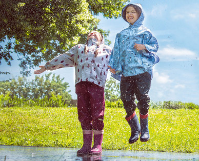 KIDZ ALIVE Kinder-Regenstiefel, gefüttert