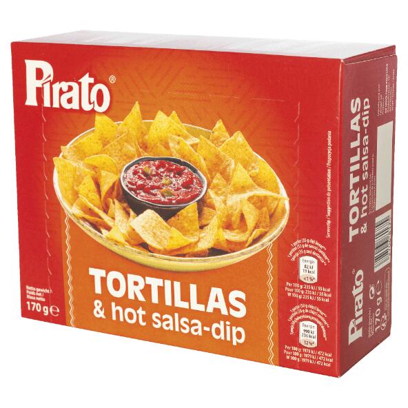 Tortillachips met dipsaus