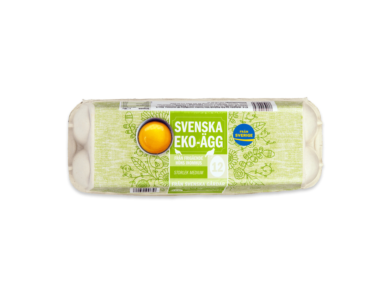 EKOLOGISKA ÄGG, 12-PACK