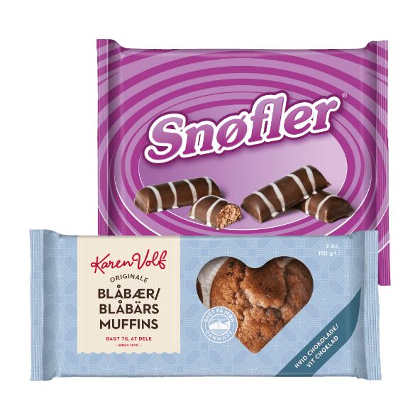 KAREN VOLF 	 				Muffins eller snøfler